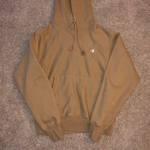 Tan Champion Hoodie